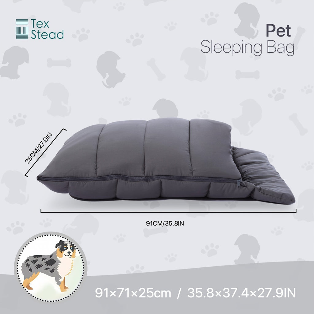 Durable Polyester Cozy Pet Cave Bed - Washable Sleep Sack for Small Dogs & Cats - Indoor Pets