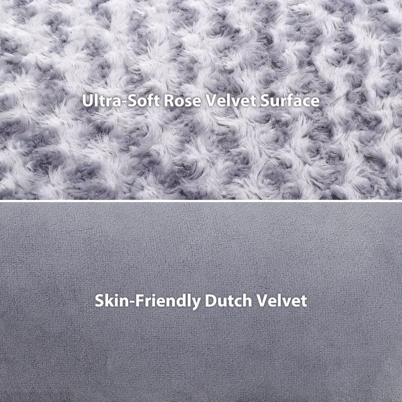 Memory Dog Bed - Suitable for Small And Medium-sized Dogs, with Detachable Pads And Washable Covers, Comfortable And Durable Anti Slip Base, Rose Velvet Dog Bed